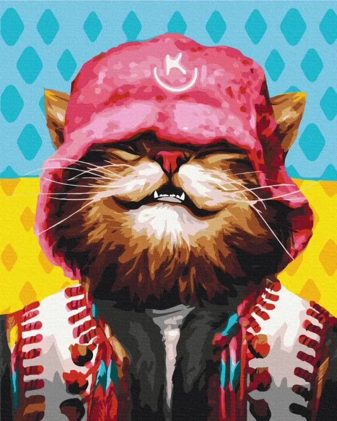Картина по номерам Brushme Котик Kalush 40x50 см (BSM-B53159)