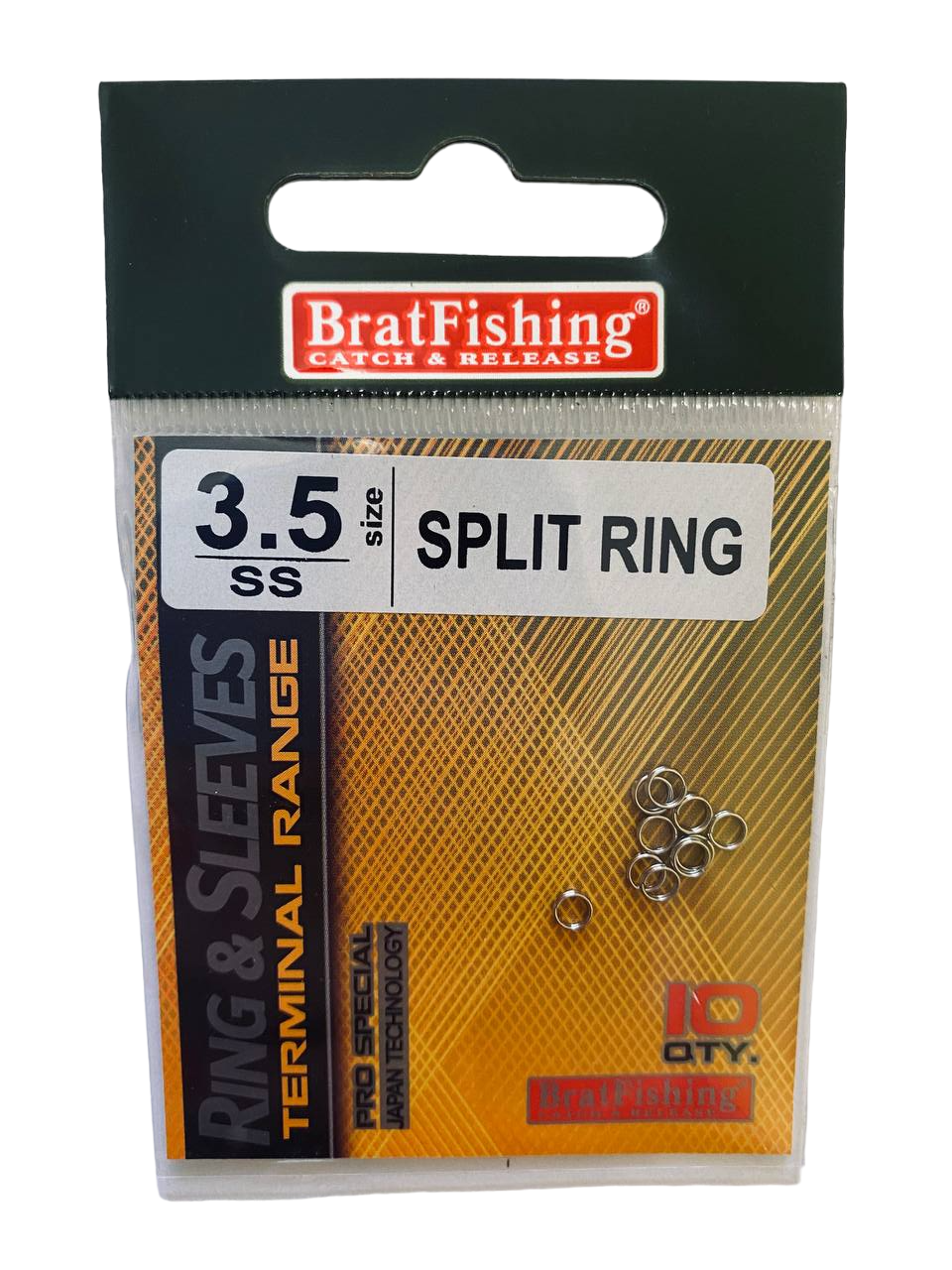 Заводне кільце BratFishing Split Ring №3,5 10 шт. (1097)