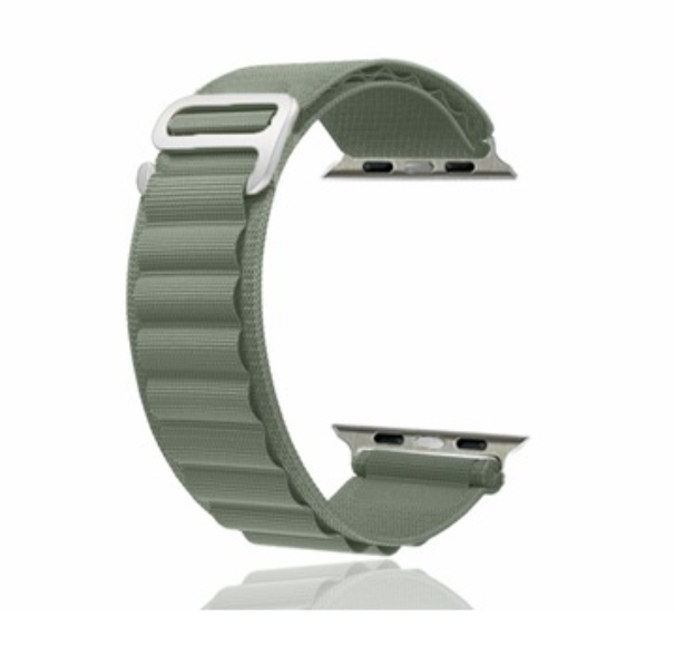 Ремешок DK для Apple Watch 42 мм Series 1/2/3 Polyester Alpine Loop Green (015586) - фото 2