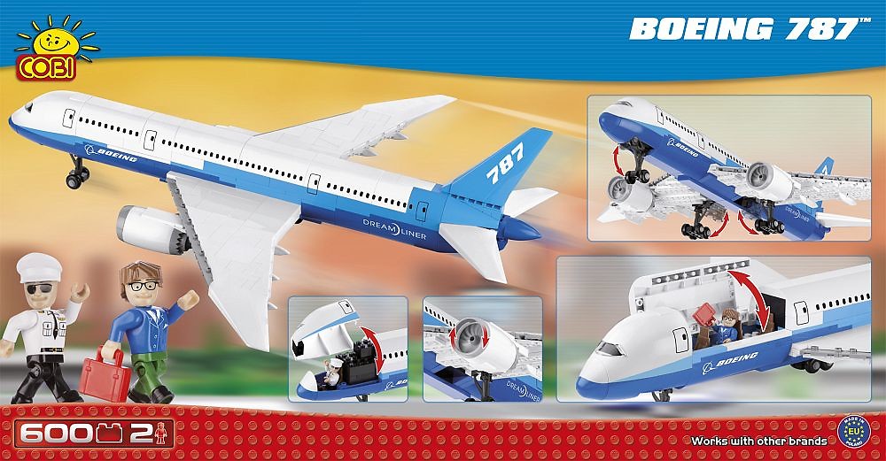 Конструктор Cobi Boeing 787 Dreamliner (COBI-26600) - фото 4