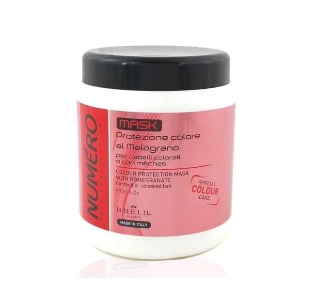 Маска для окрашенных и мелированных волос Brelil Numero Hair Professional с экстрактами Граната 1000 мл (36625146)