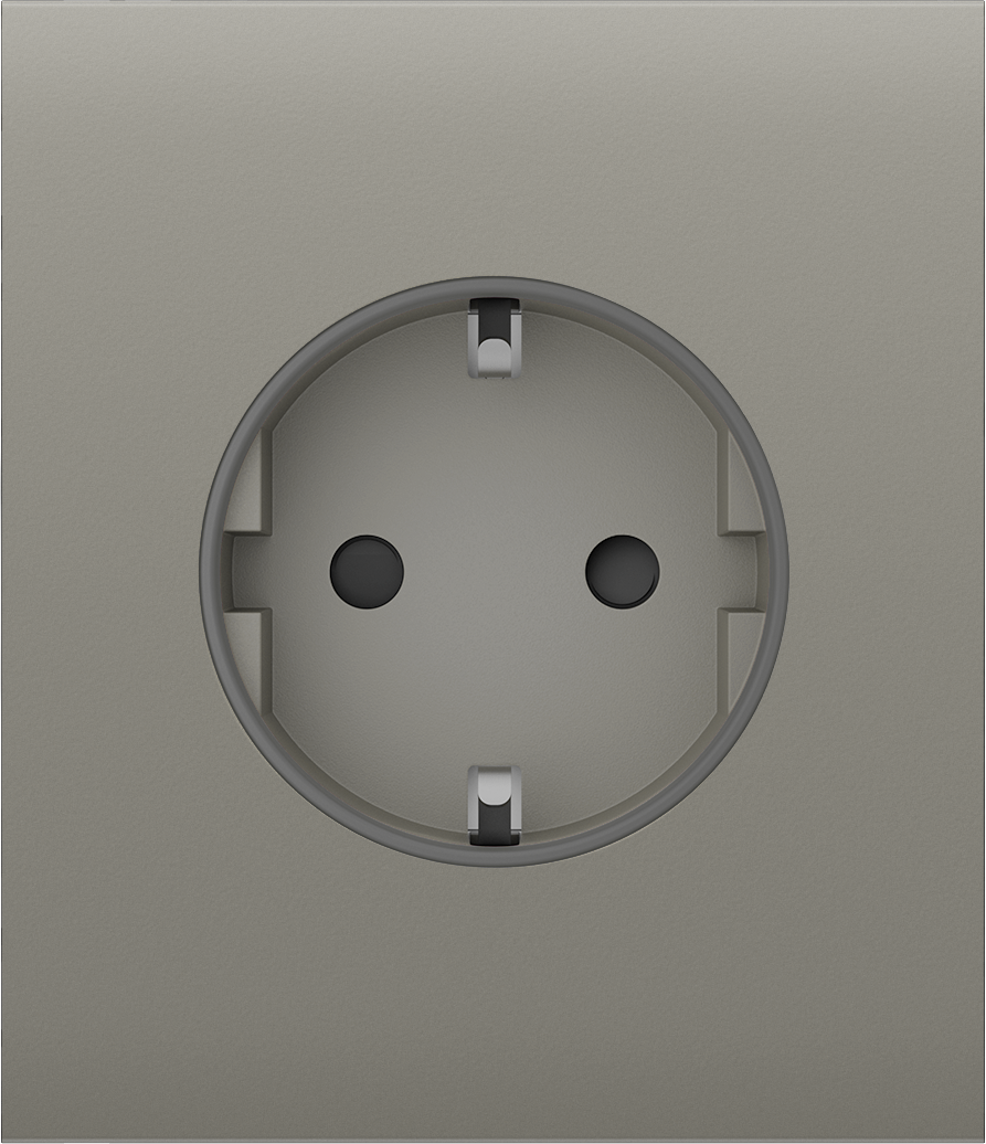 Панель центральная для встроенной розетки Ajax CenterCover Basic Olive (16979)