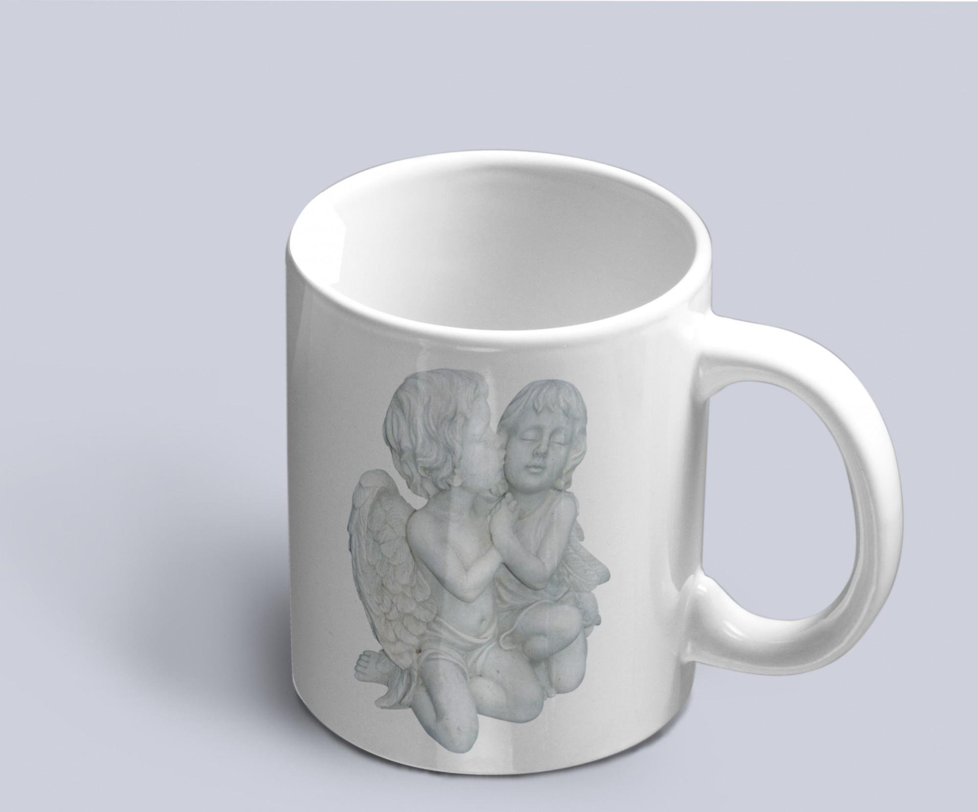 Чашка с принтом Пара ангелов (02010115037)
