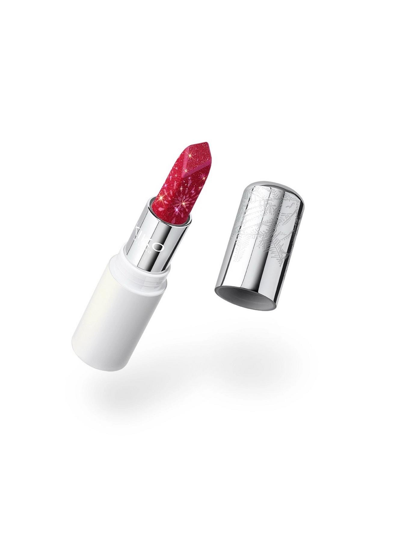 Помада губна Kiko Milano Snow-Kissed Holiday Sparkly Peaks Lipstick 03 Red-Y To Sleigh (30477160) - фото 1 Помада губна Kiko Milano Snow-Kissed Holiday Sparkly Peaks Lipstick 03 Red-Y To Sleigh (30477160) - фото 1