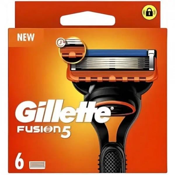 Касети для гоління змінні GILLETTE Fusion5 6 шт.