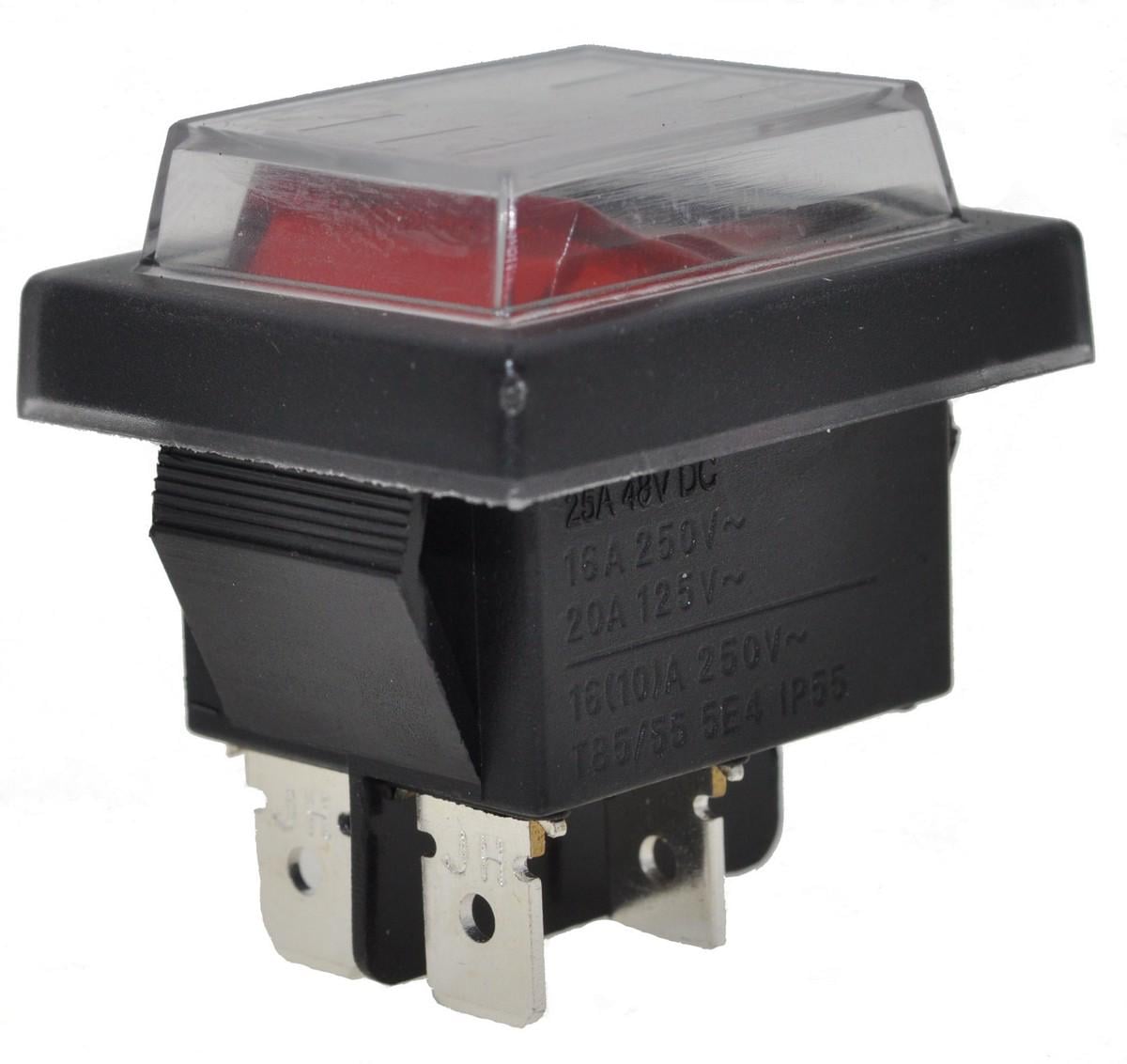 Кнопка VJ Parts для З-т ЗСТ-150/350 10A 4 контакта (кн188)