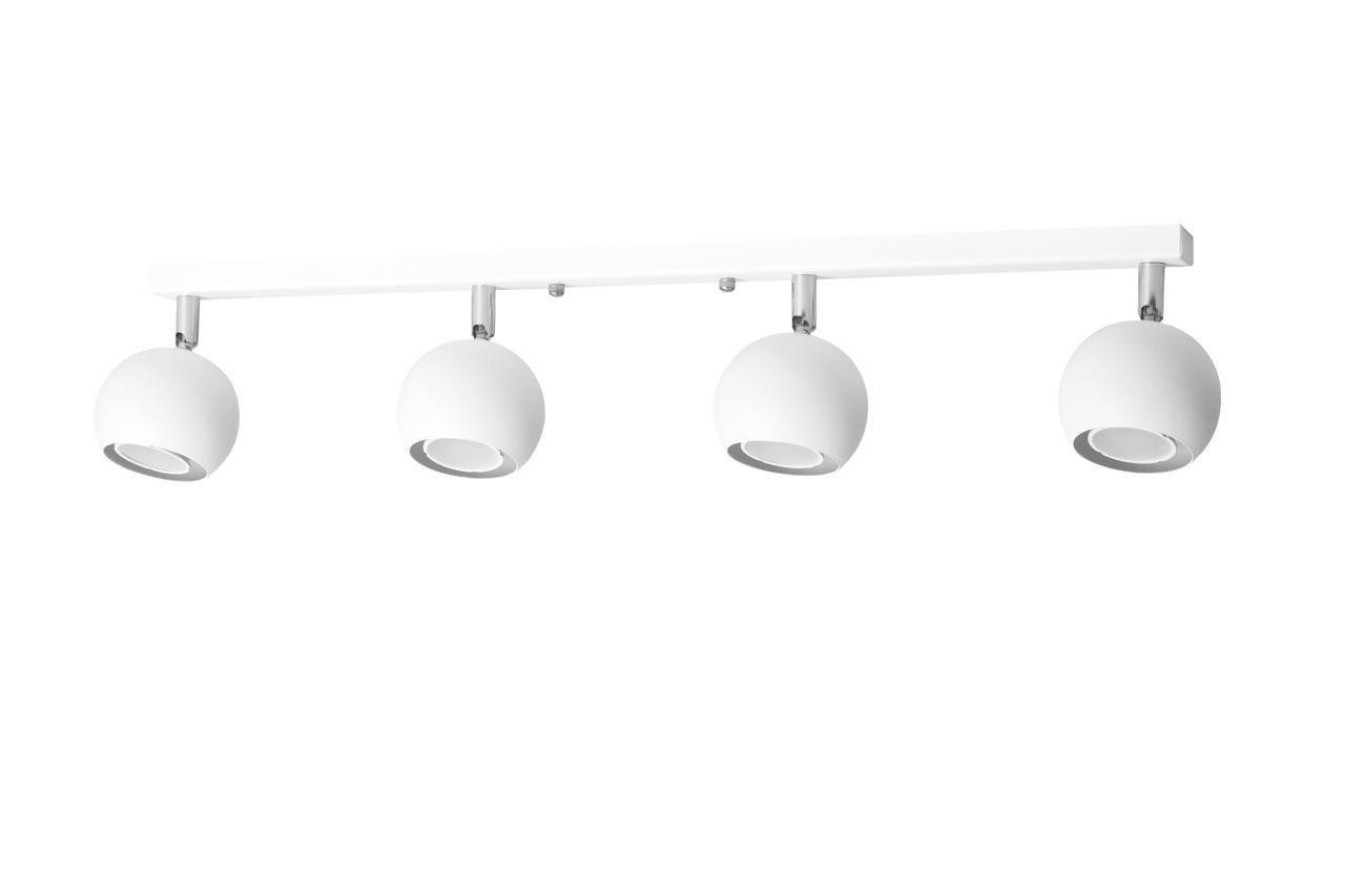 Светильник спот MSK ELECTRIC Core на четыре поворотных плафона под лампу GU10 Белый (NL 11151-4 WH)