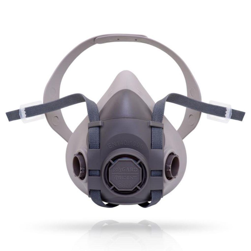 Респиратор-полумаска химзащита Trident POLYGARD S 600 с фильтрами АВЭК-1 с предфильтрами Р2 R (2607234) - фото 2