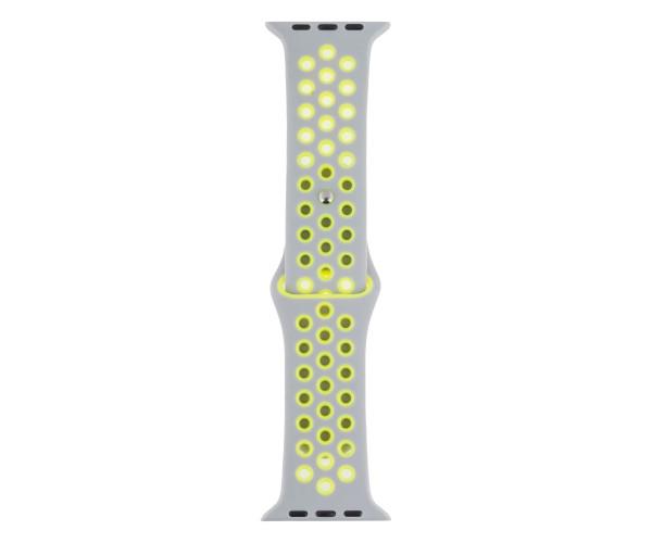 Ремешок Silicone Nike для Apple Watch/Protect Case 17 42/44 мм rey/Green Ремешок Silicone Nike для Apple Watch/Protect Case 17 42/44 мм rey/Green