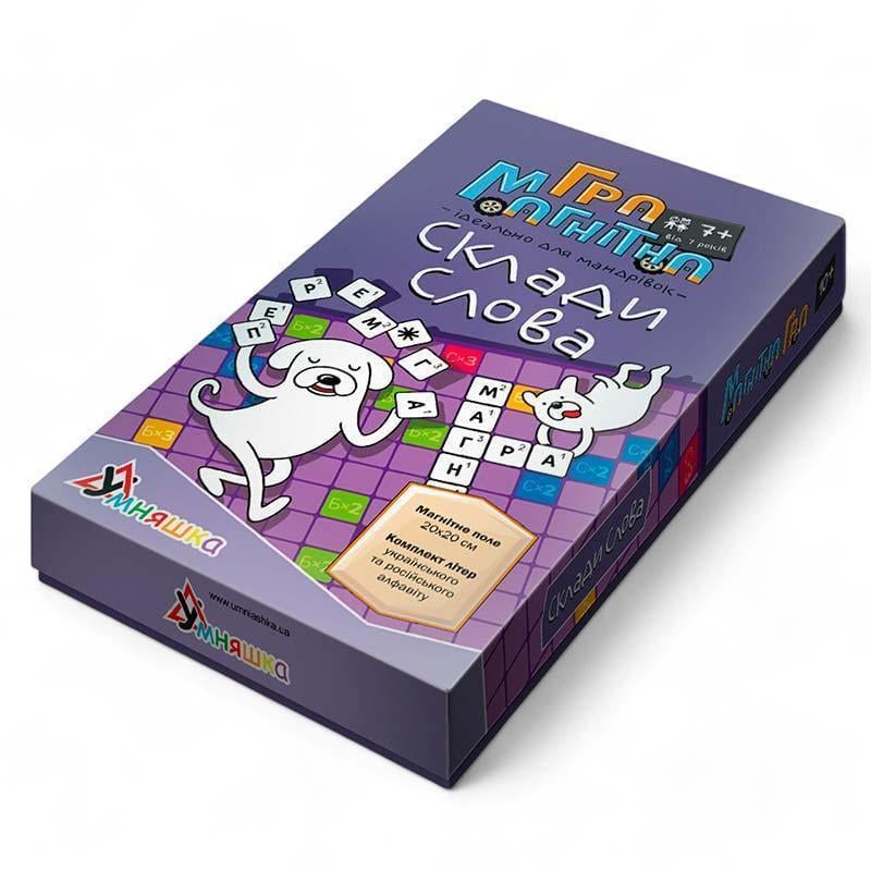 Настольная игра Умняшка Составь слова на магнитах 1425 (31156062)