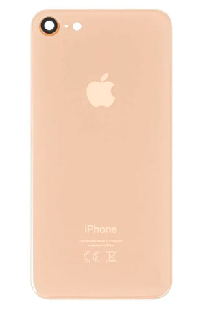 Скло корпусу iPhone 8 зі склом камери Gold (P378)