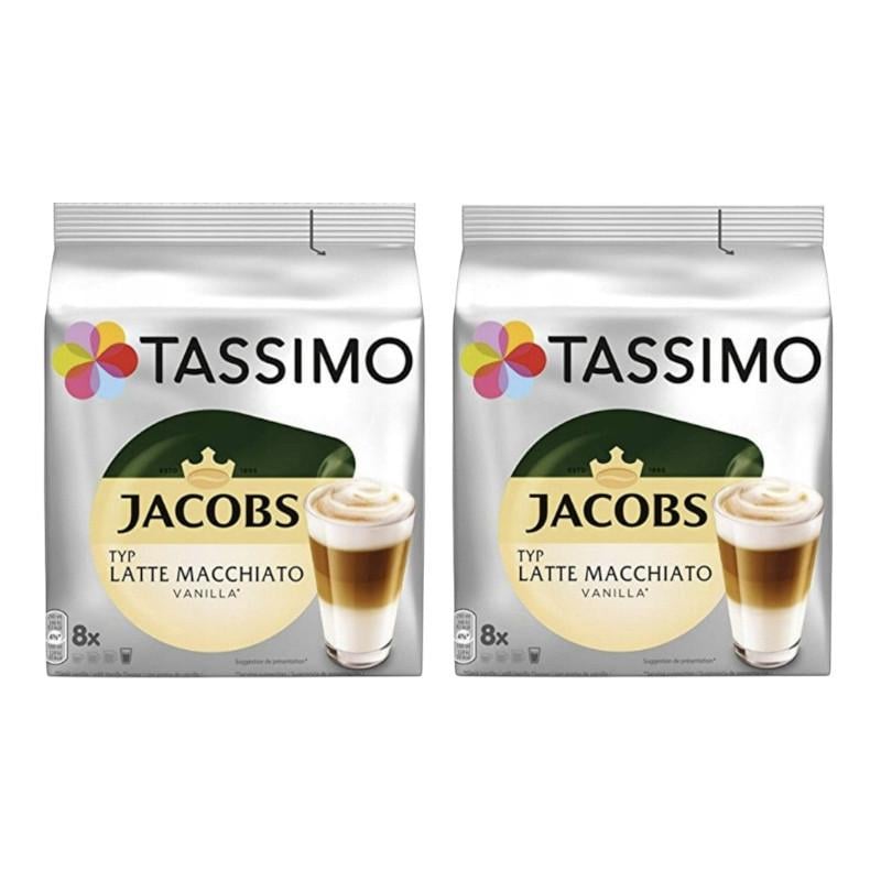 Набор кофе в капсулах Tassimo Jacobs Latte Macchiato Vanilla 32 Кофе в капсулах