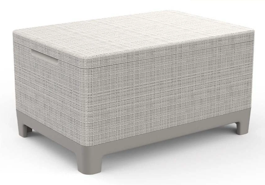 Стіл-скриня садова Keter Scandi Storage Table Бежевий (264052)