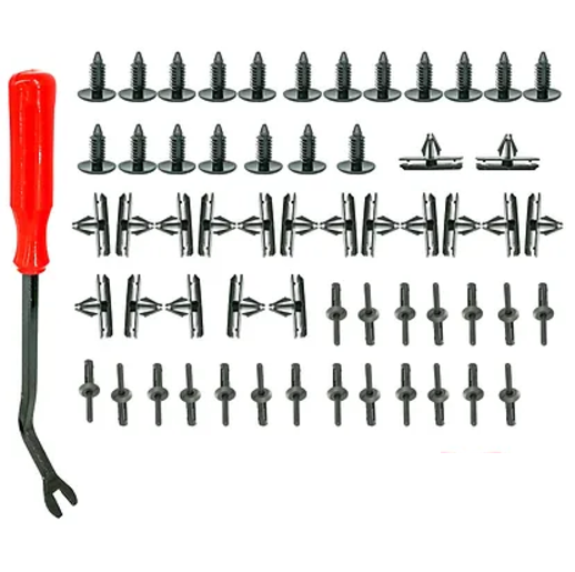 Набір заклепок для молдингу крил 60 шт. і знімач для авто GM/JEEP (2436600145)