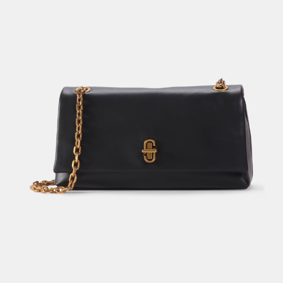 Женская сумка кожаная Marc Jacobs The Dual Chain Wallet Черный