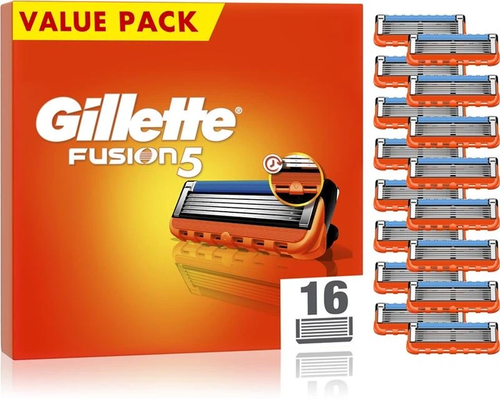 Картриджи сменные для бритья Fusion 5 мужские Gillette Fusion5 16 шт. (8234987) Картриджи сменные для бритья Fusion 5 мужские Gillette Fusion5 16 шт. (8234987)