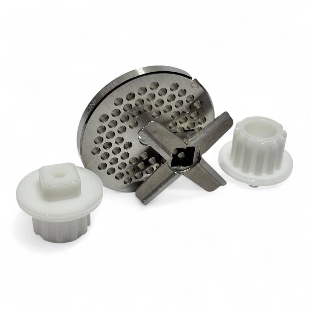 Оригінальний односторонній ніж з решіткою і муфтами для м'ясорубки Zelmer № 8