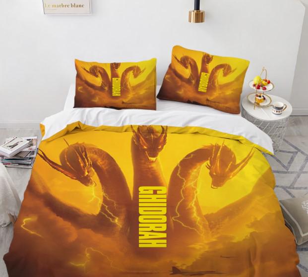 Комплект постельного белья с 3D рисунком Godzilla #17