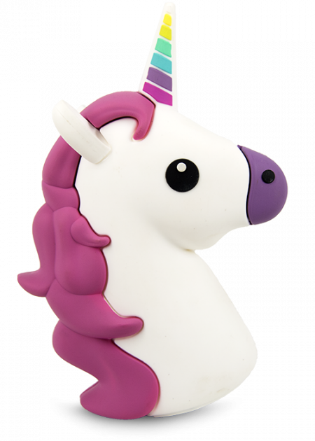 Повербанк Unicorn USB на 2000 mAh Білий