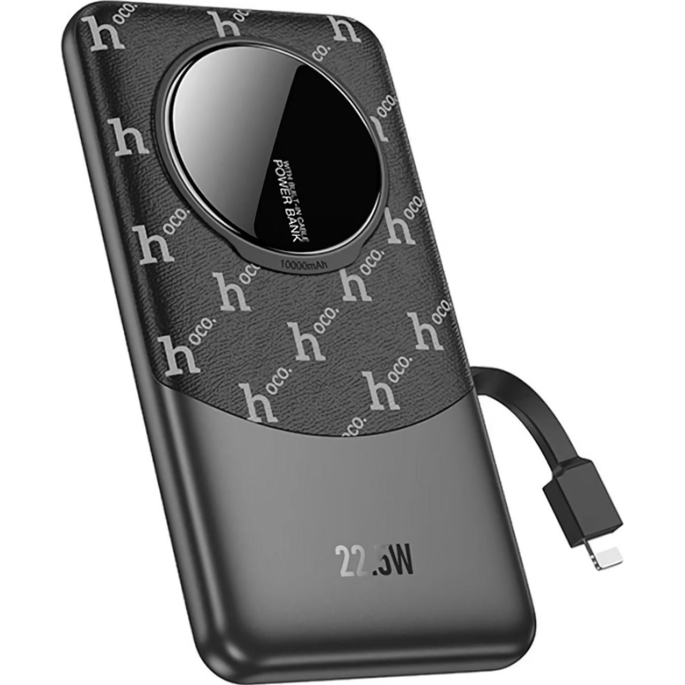 Зовнішній акумулятор Hoco Q29 Nobility Lightning 10000 mAh 22,5W Black Зовнішній акумулятор Hoco Q29 Nobility Lightning 10000 mAh 22,5W Black