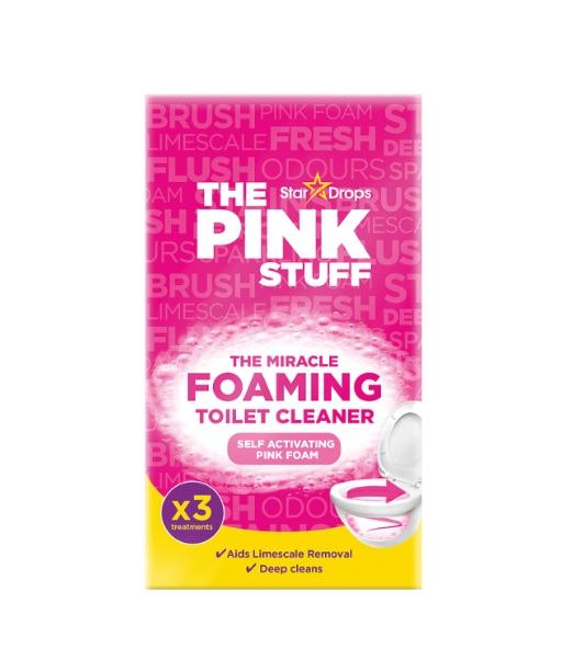 Пена для очистки унитаза The Pink Stuff. Пенный порошок Foaming Toilet Cleaner 300 г (6559794)