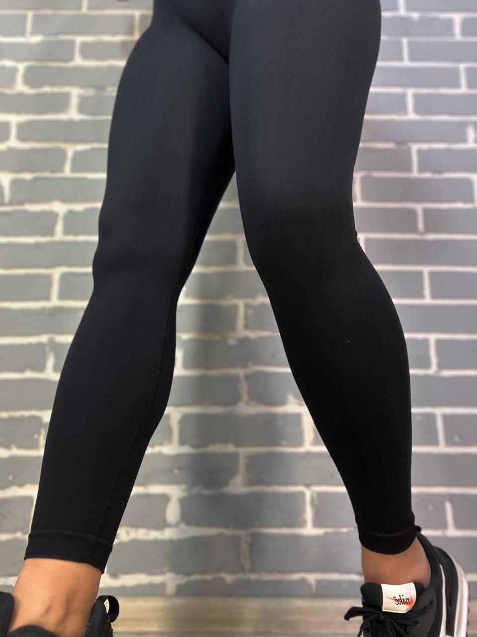 Лосины женские A-N 828 утягивающие пуш-ап L Черный (2149) - фото 9 Лосины женские A-N 828 утягивающие пуш-ап L Черный (2149) - фото 9