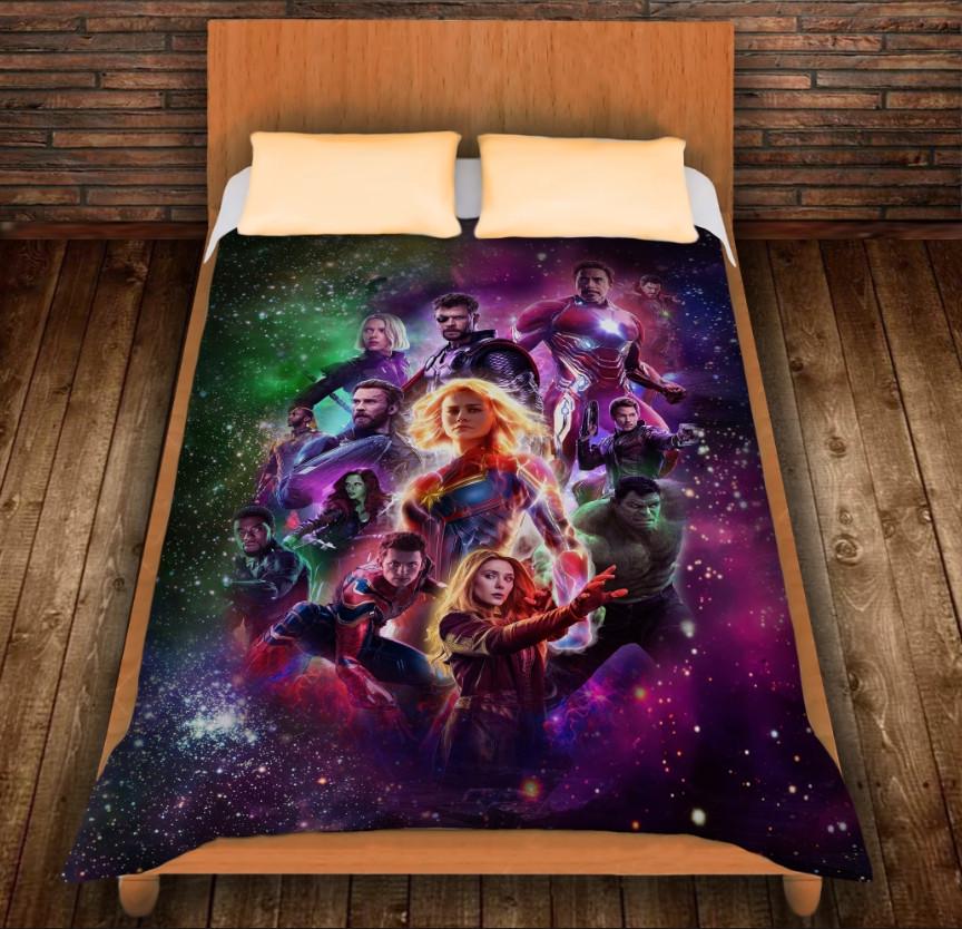Плед с 3D принтом Мстители AVENGERS ENDGAME 150x200 см (epi_0260)