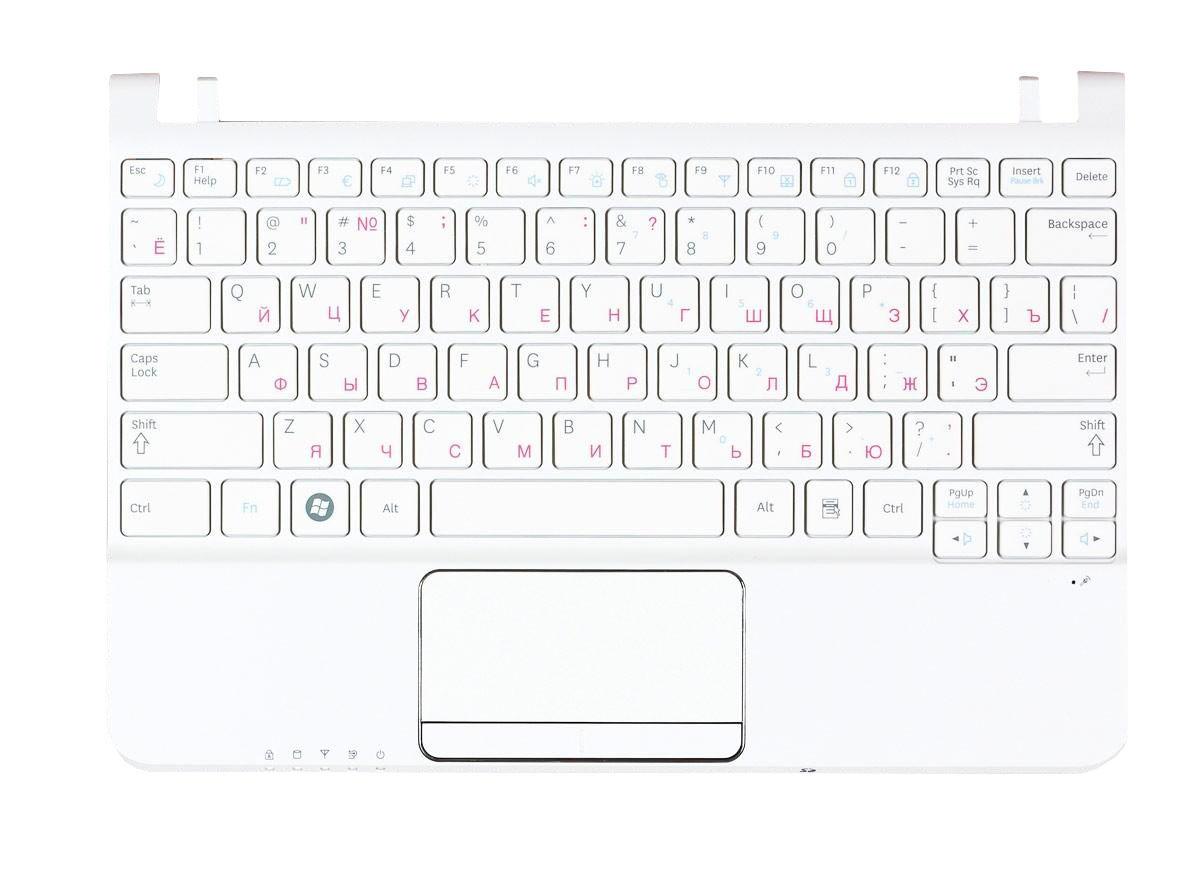 Клавиатура для ноутбука Samsung N210 White TopCase White