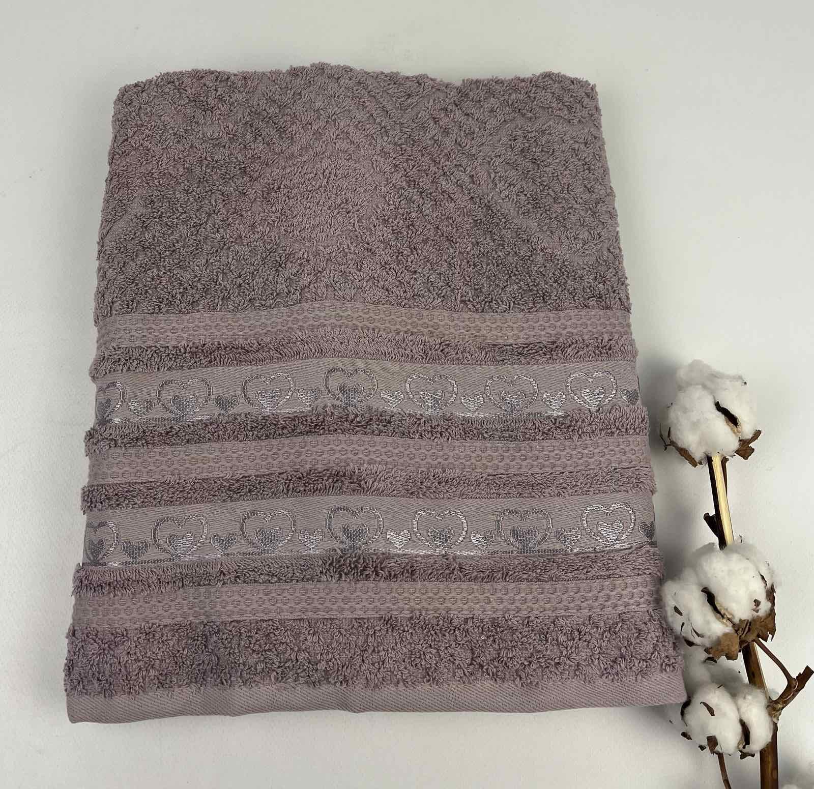 Рушник Philippus Air Cotton Vegas Е880 70x140 см Темно-рожевий (CN31005) - фото 1