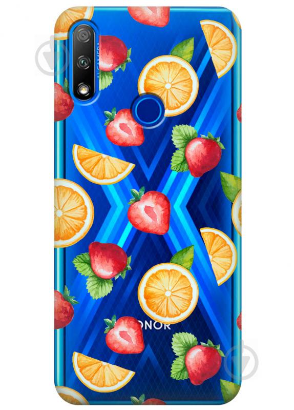 Прозрачный силиконовый чехол iSwag для Huawei Honor 9X с рисунком - Фруктовый дизайн (KS2720) Прозрачный силиконовый чехол iSwag для Huawei Honor 9X с рисунком - Фруктовый дизайн (KS2720)