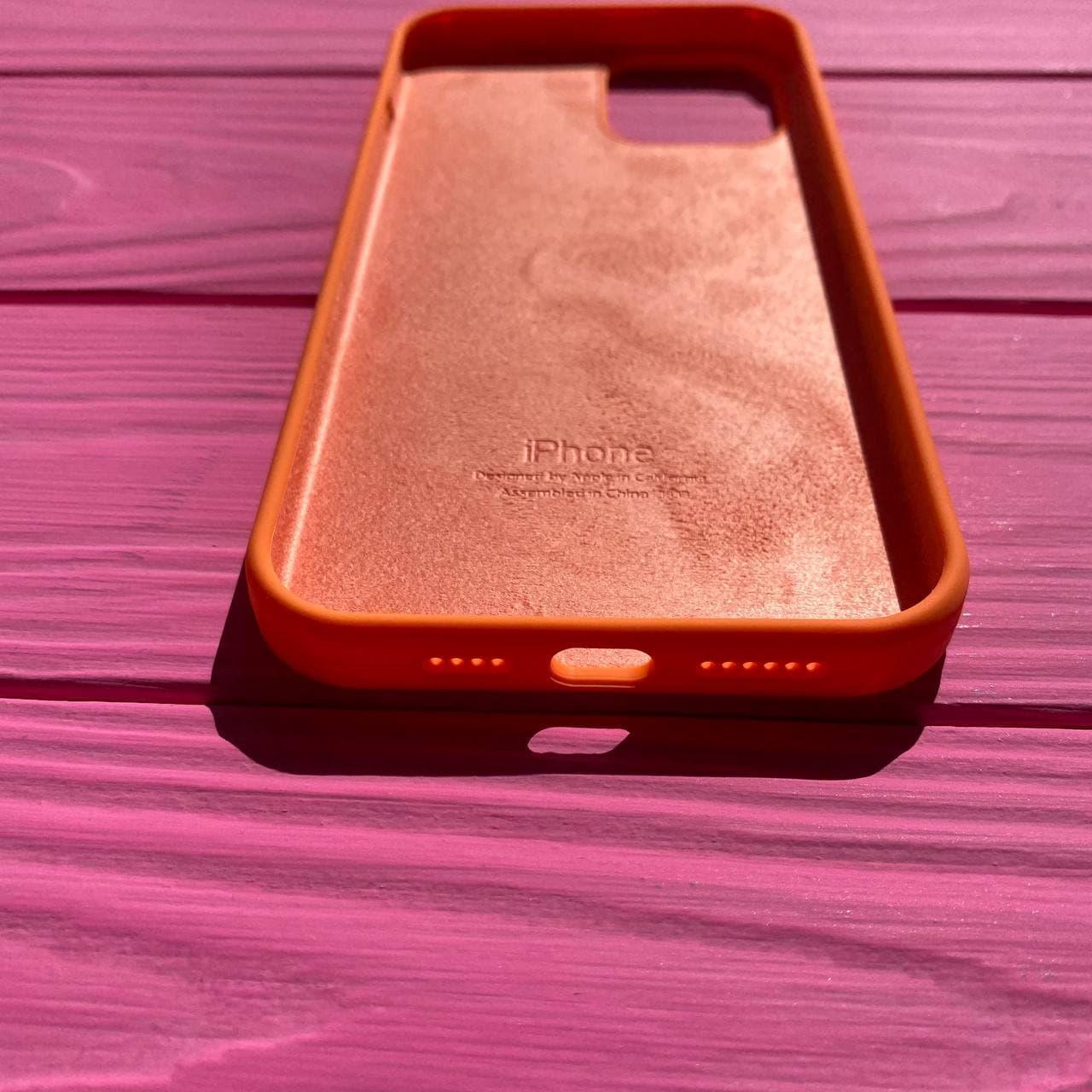 Чехол Silicone Case для Apple iPhone 12 Mini Spicy Orange - фото 3