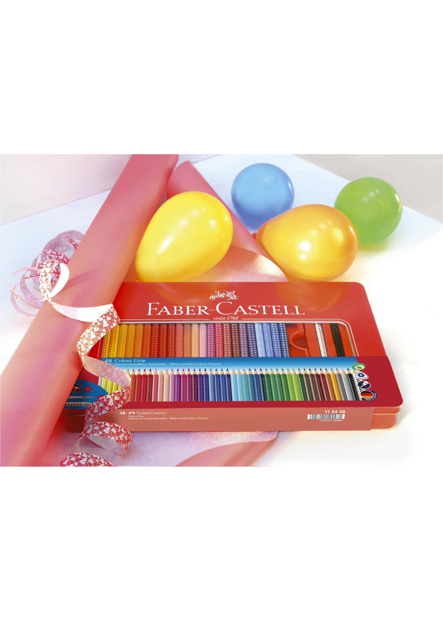 Набір олівців Faber-Castell Grip 2001 акварельні тригранні/аксесуари 48 кольорів (112448) - фото 3