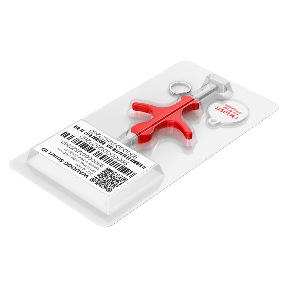 Микрочип мини Waudog Smart ID с QR-адресником 1,4х8 мм (5903 Col) - фото 1 Микрочип мини Waudog Smart ID с QR-адресником 1,4х8 мм (5903 Col) - фото 1