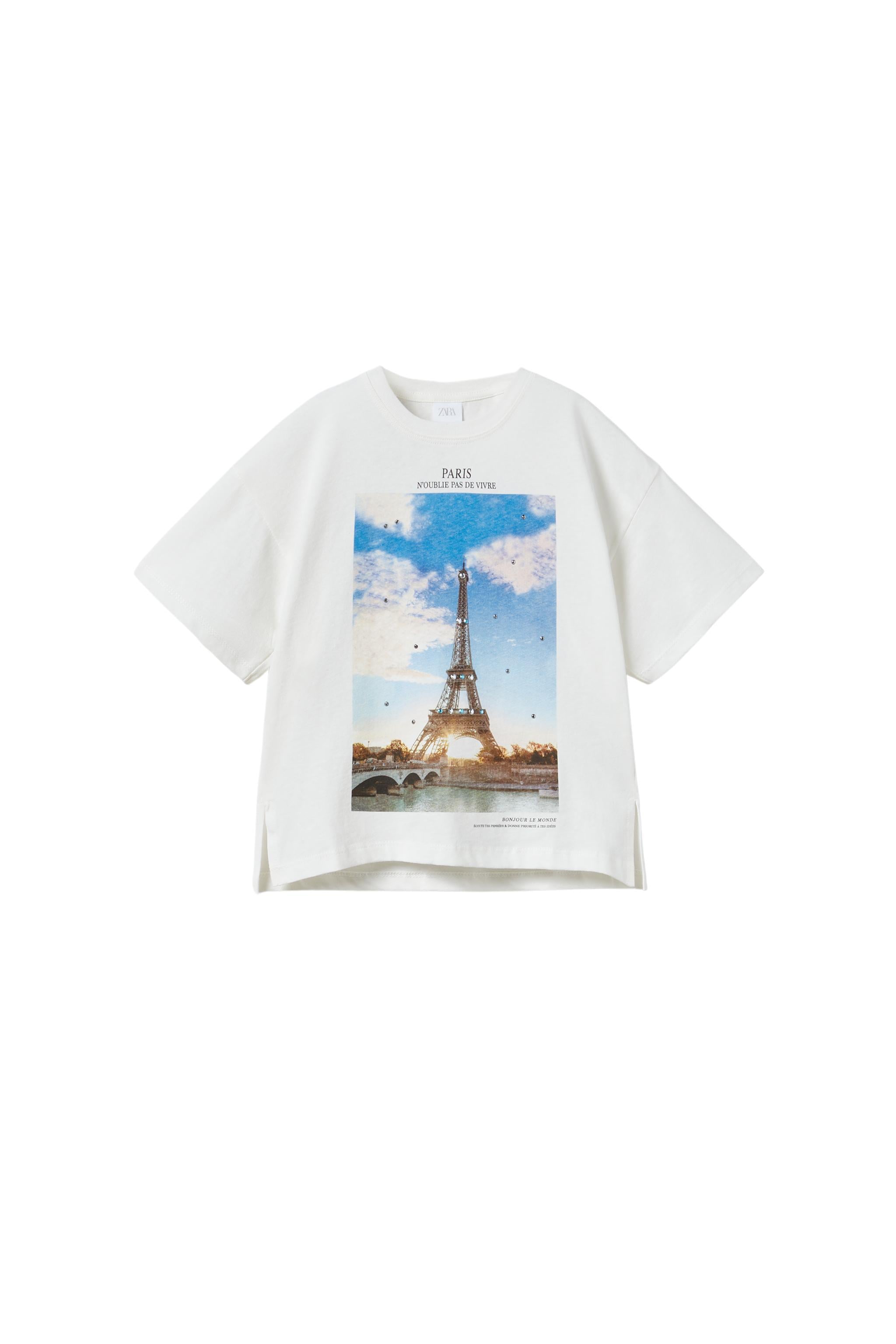 Футболка для девочки Zara 152 см Белый (9006634044)