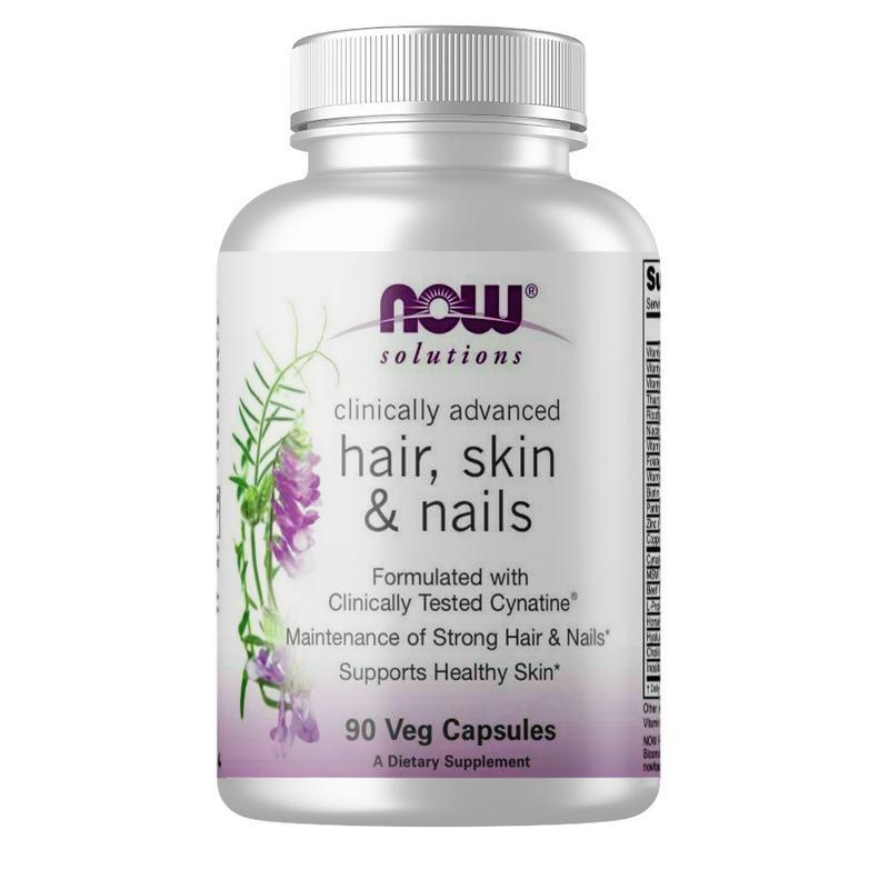 Комплекс для кожи, волос, ногтей NOW Foods Hair Skin Nails 90 Veg Caps - фото 1