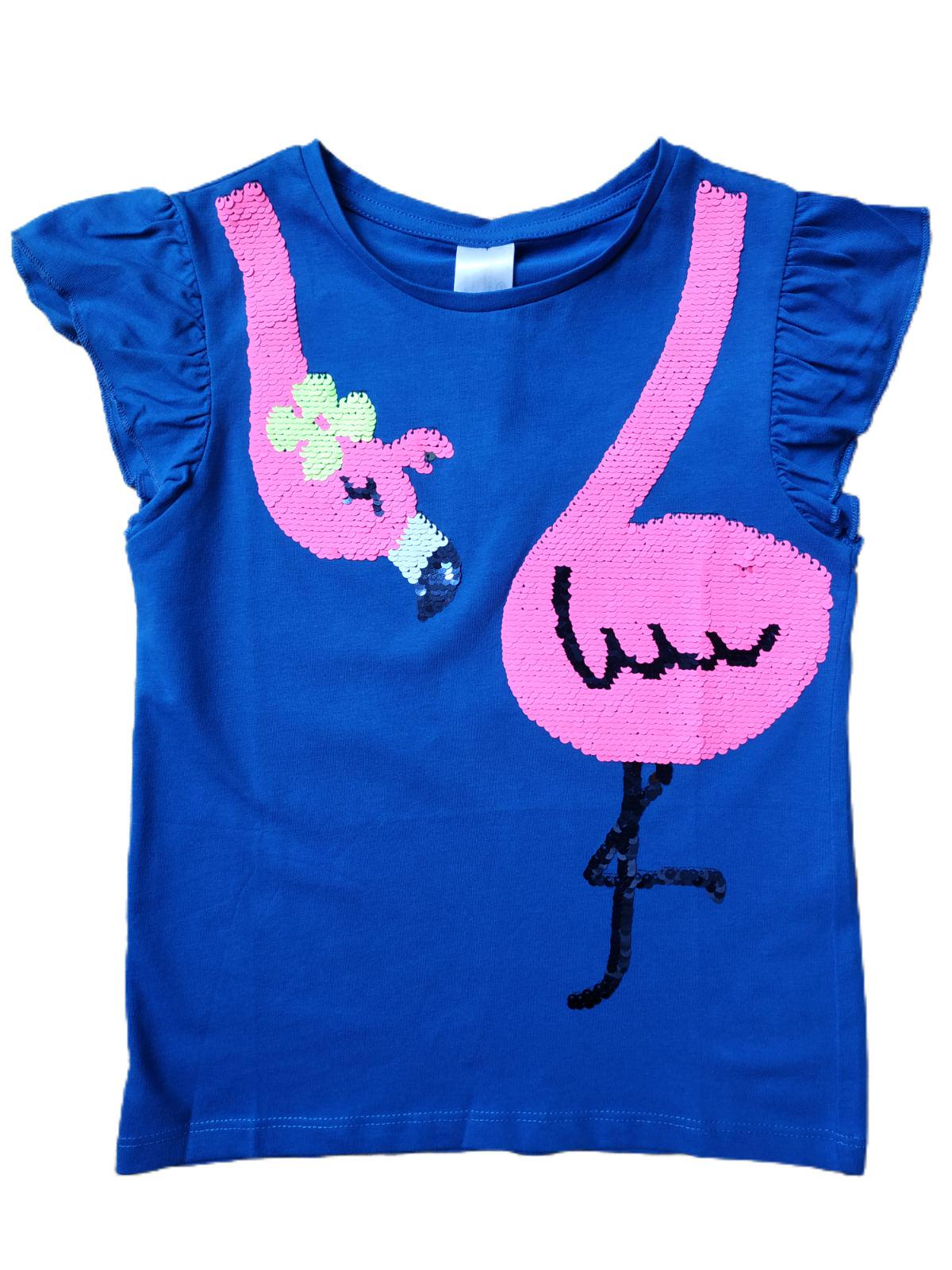 Футболка детская C&A для девочки 122 см Синий (346154)