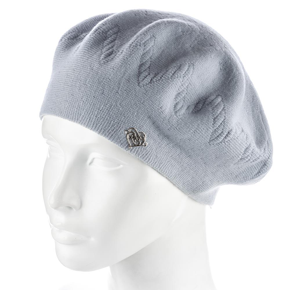 Берет жіночий Zolly ZH247 подвійний напіввовняний Попілястий