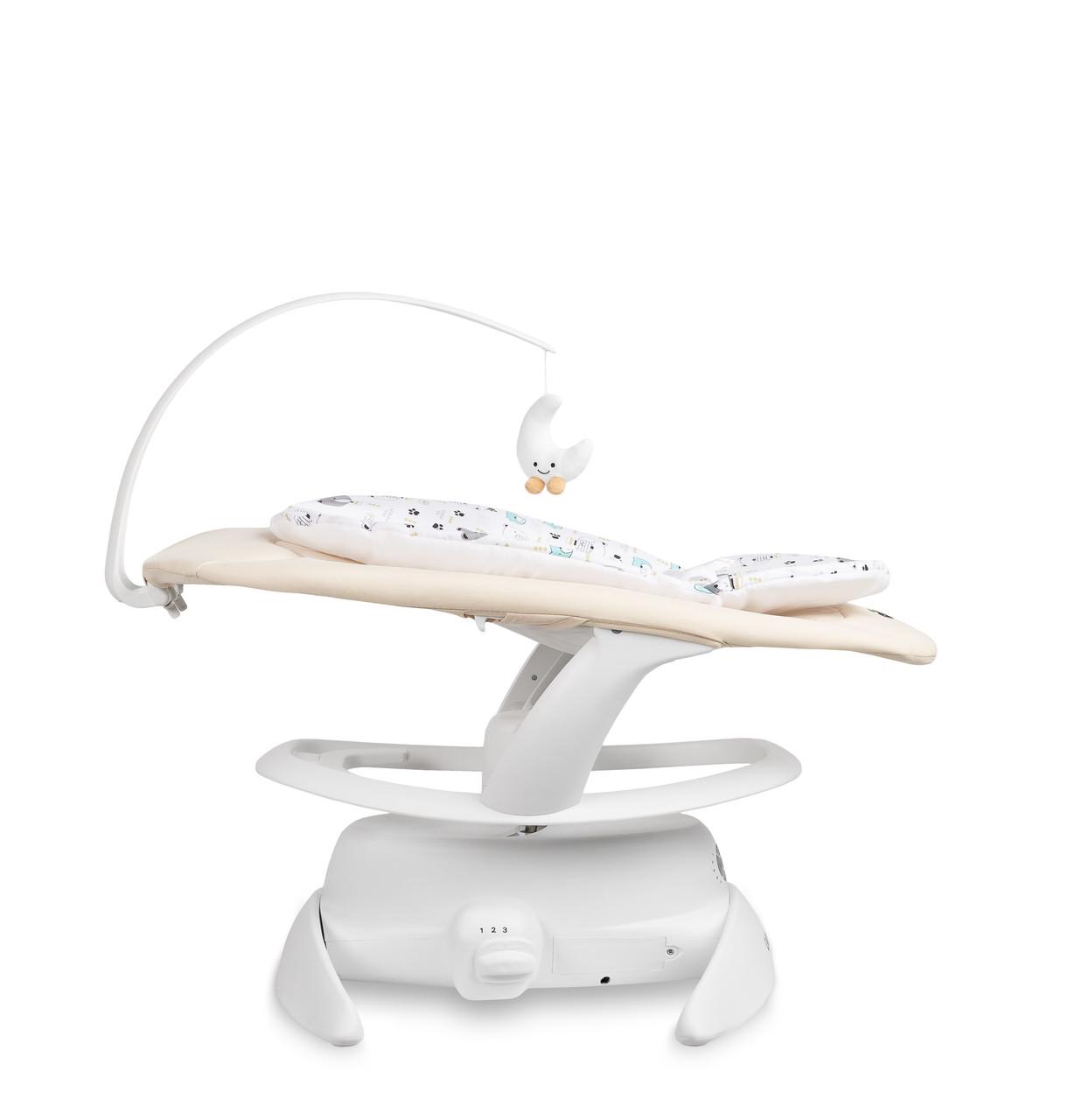 Качели-шезлонг детский Caretero Noco 2в1 Beige (2595249877) - фото 6 Качели-шезлонг детский Caretero Noco 2в1 Beige (2595249877) - фото 6