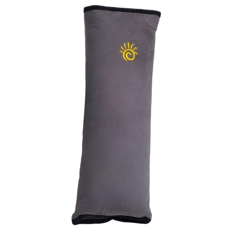 Подушка дорожная на ремень безопасности съемная мягкая Серый (f36bc600)