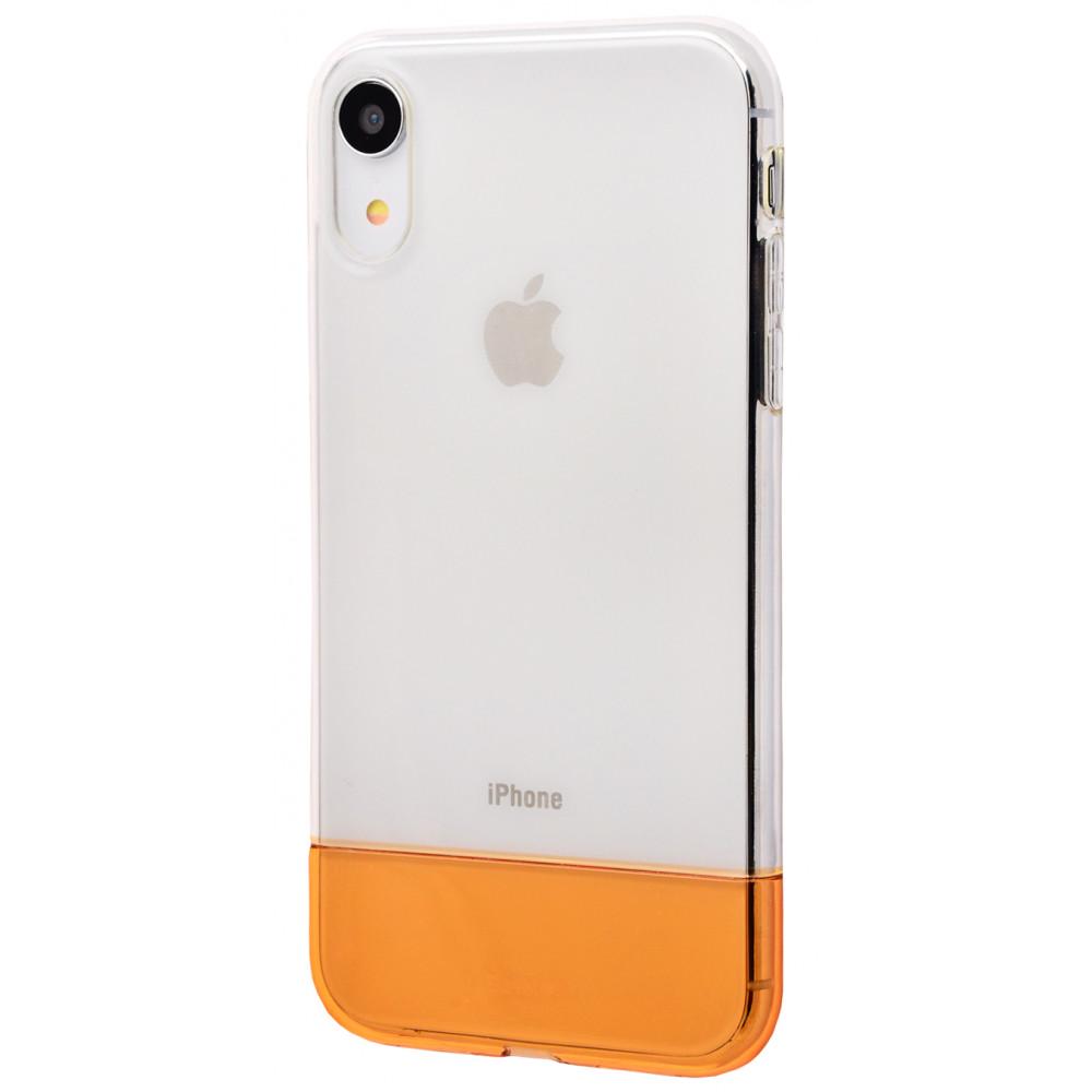 Чохол BaSEus Half To Half Soft case TPU для iPhone XS Max Gold