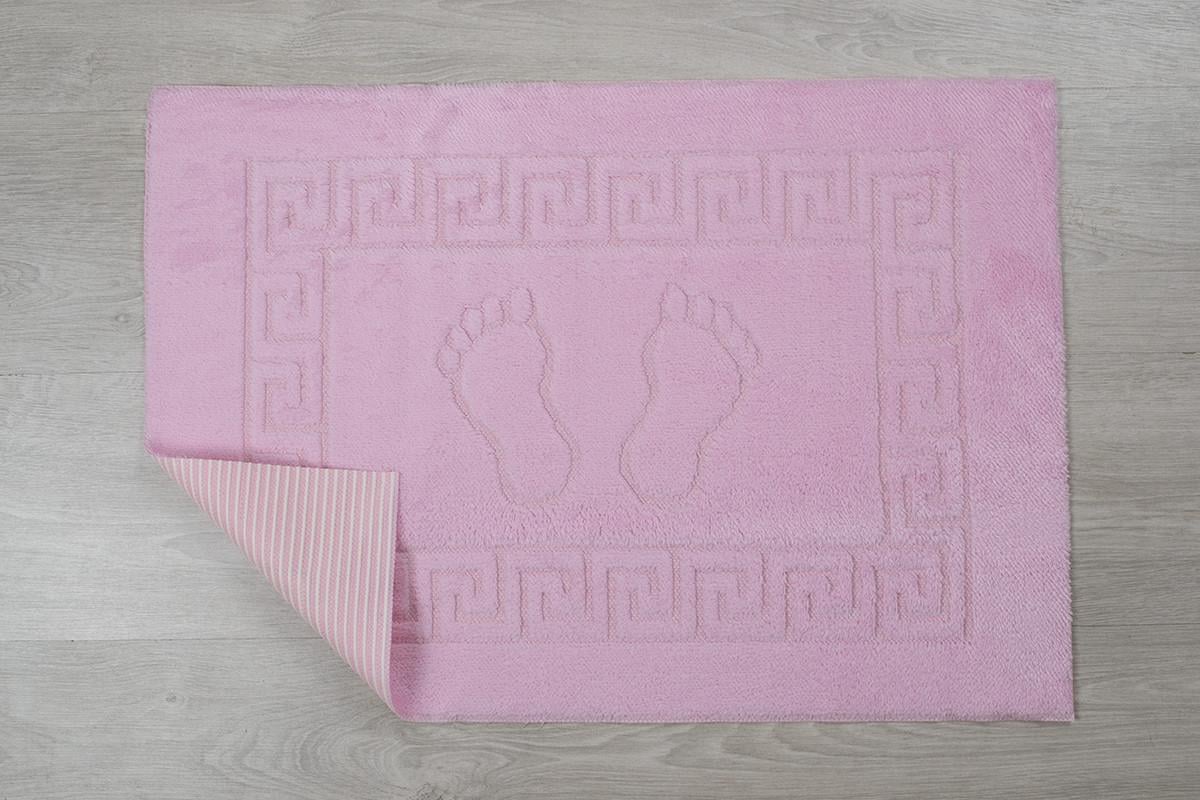 Килимок для ванної Lotus 45х65 прогумований Світло-рожевий (2000022082532)