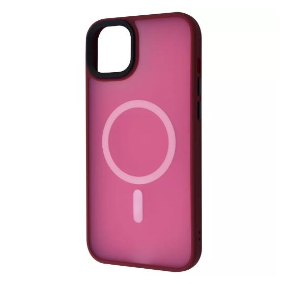 Чехол-накладка для телефона WAVE Matte Colorful Case with Magnetic Ring - iPhone 14 Plus/15 Plus red (382500002)