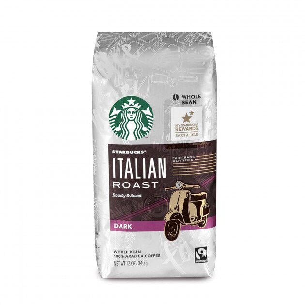 Кофе в зернах STARBUCKS Italian Roast 340 г (star100066) Кофе в зернах STARBUCKS Italian Roast 340 г (star100066)