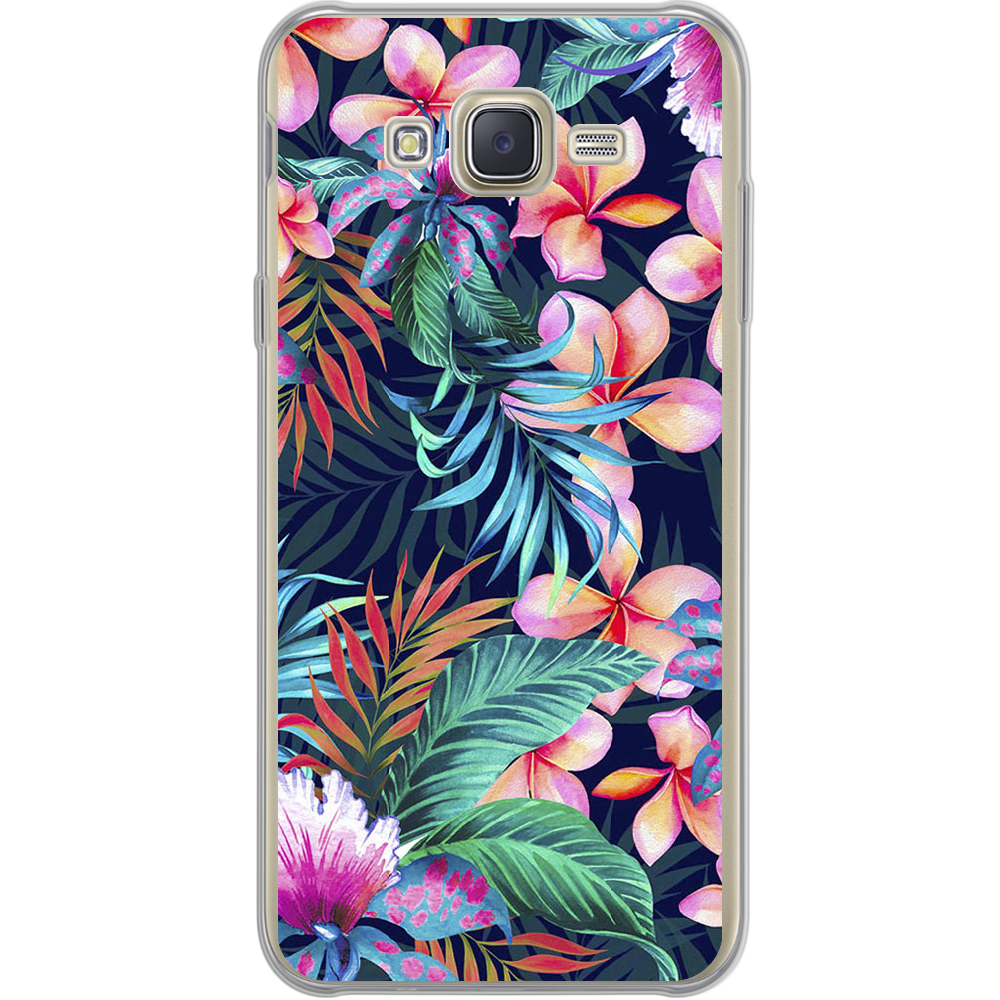 Чехол BoxFace Samsung J700H Galaxy J7 flowers in the tropics Прозрачный силикон (24496-up1971-24496)