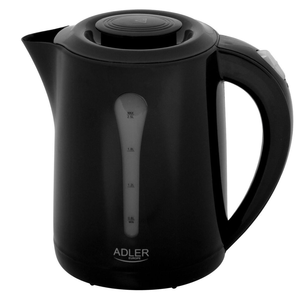 Чайник Adler AD 1244 360° 2,5л 2200 Вт Чорний (id_2164)