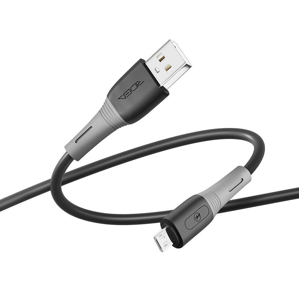 Кабель Ridea RC-M113 Spring 3A USB to Micro USB Чорний (209-00173) - фото 3