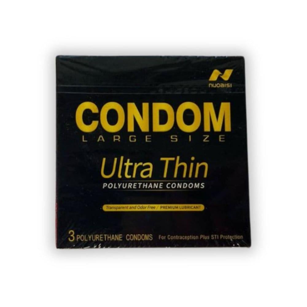 Презервативы полиуретановые ультратонкие Rume David большого размера 3 шт. (MS90207)