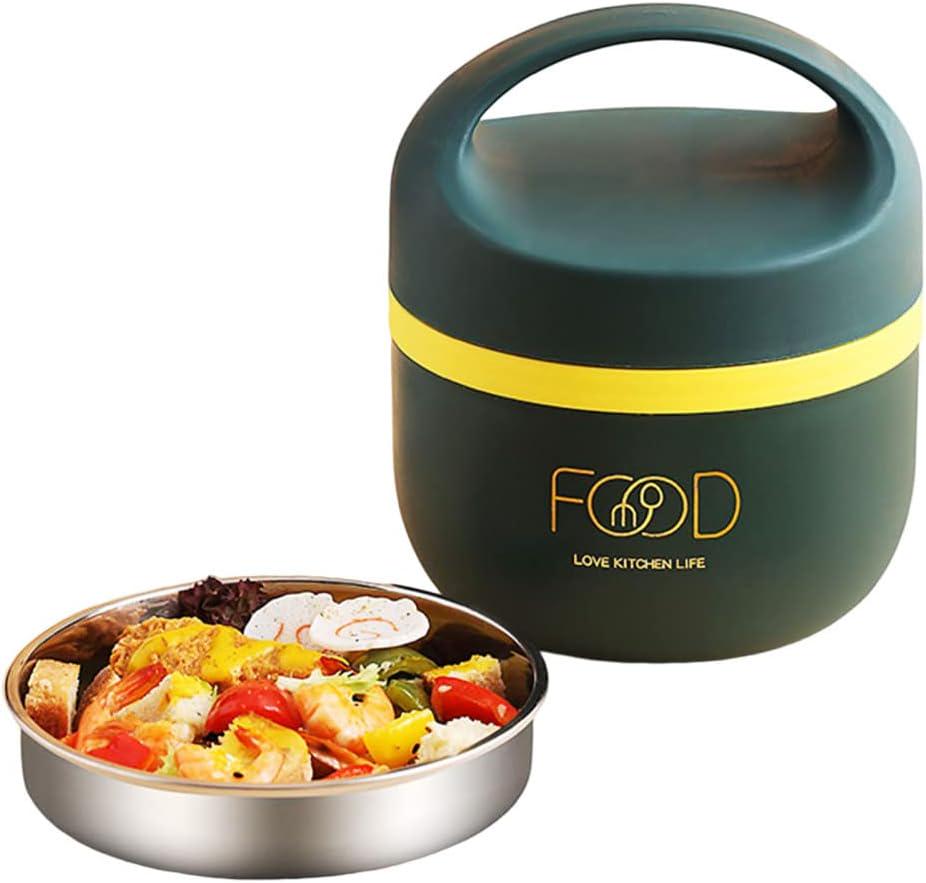 Набор ланч-бокс и супница с приборами и термосумкой Food 1,5 л Зеленый (406878)