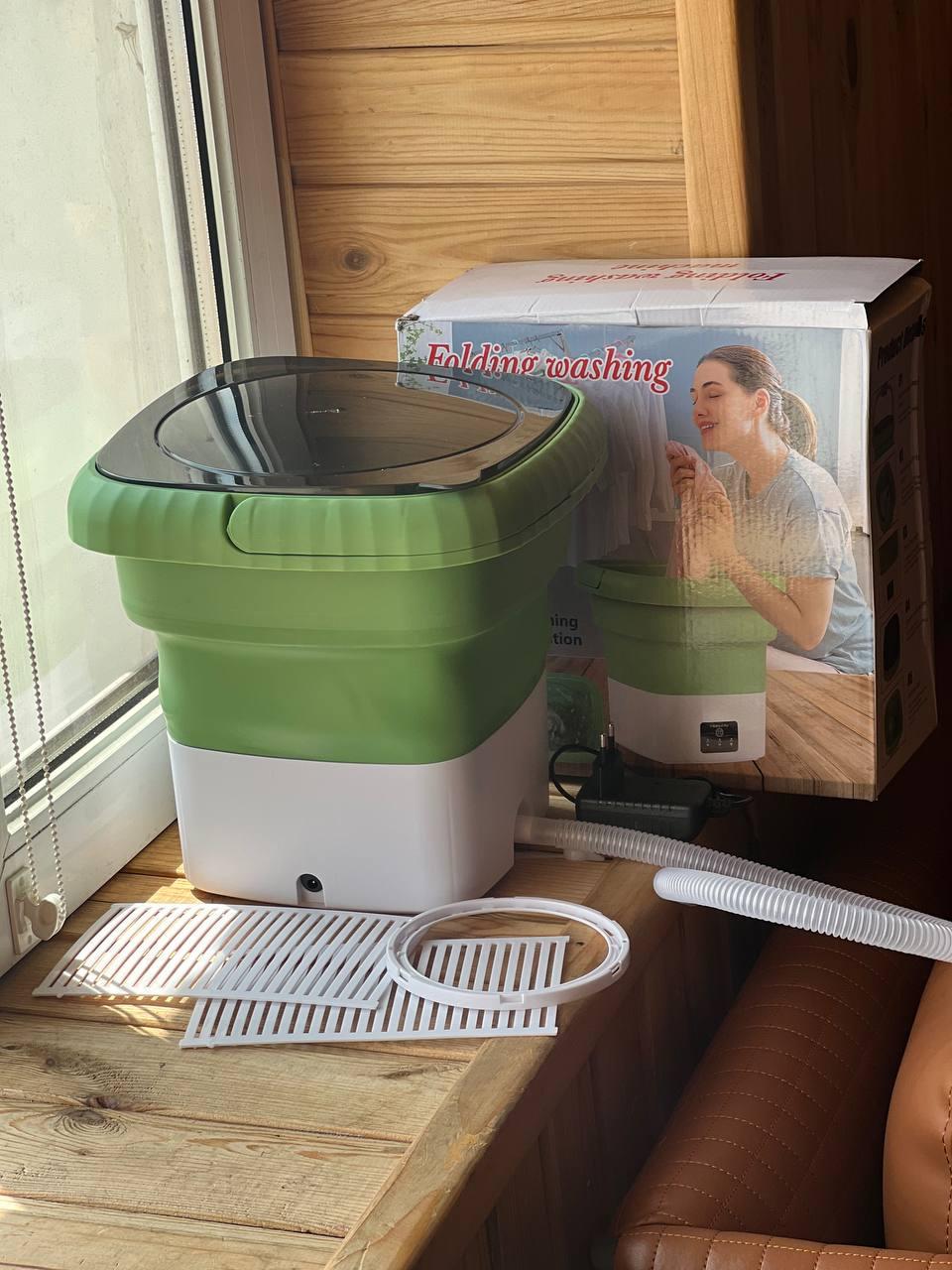 Силиконовая мини стиральная машина для нижнего белья носков для общежития и дачи без водопровода - фото 2 Силиконовая мини стиральная машина для нижнего белья носков для общежития и дачи без водопровода - фото 2