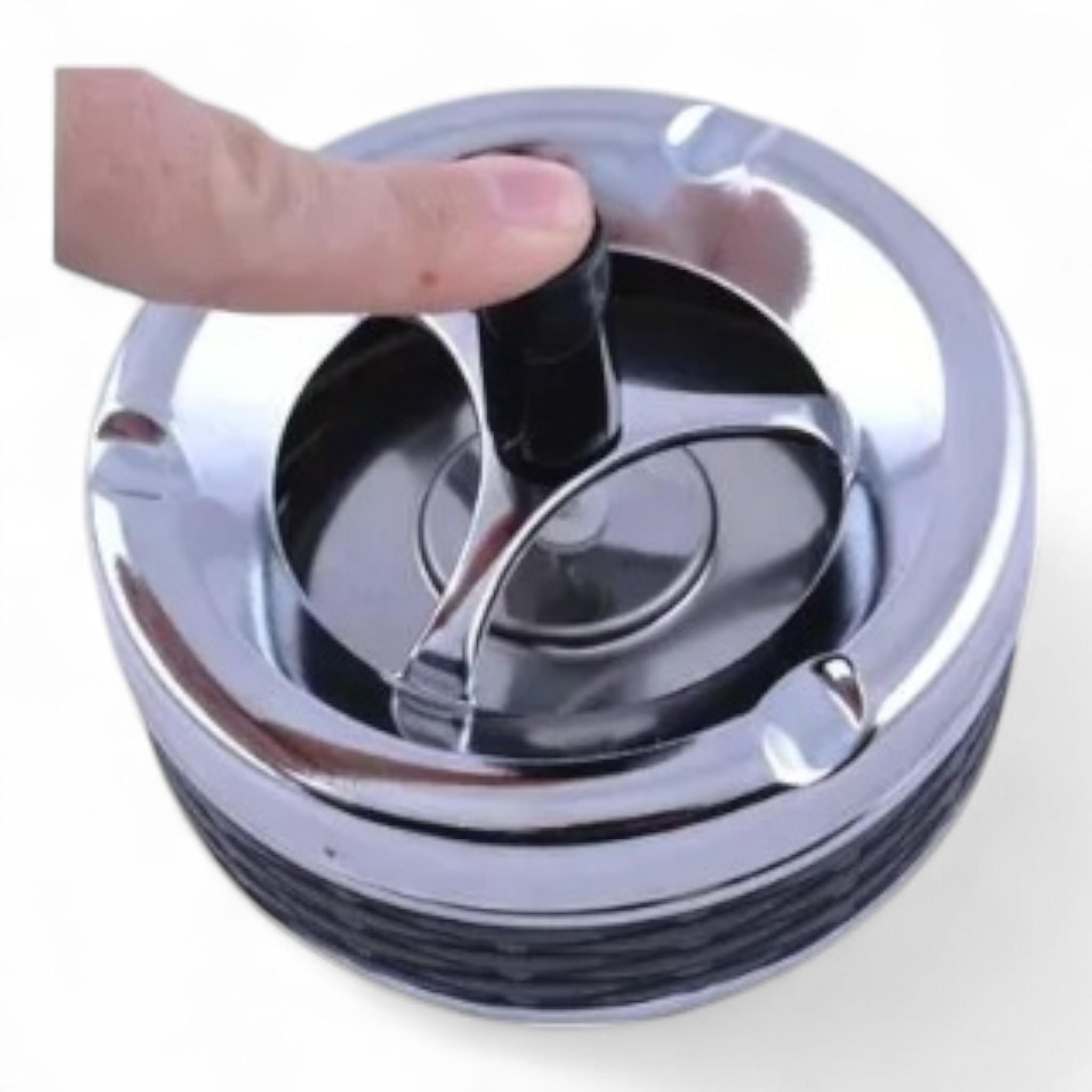 Попільничка металева бездимна Юла HL-26-2 d 11 см (A_HL-26-2) - фото 2 Попільничка металева бездимна Юла HL-26-2 d 11 см (A_HL-26-2) - фото 2